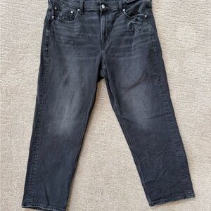 American Eagle Outfitters Men's Dark Gray Relaxed Jeans